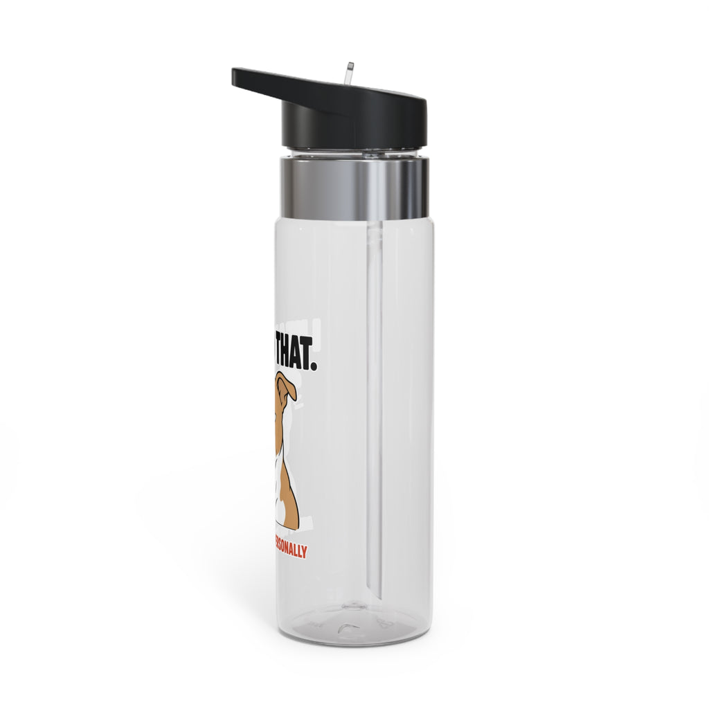 I Heard That Side-Eye Pitbull Water Bottle