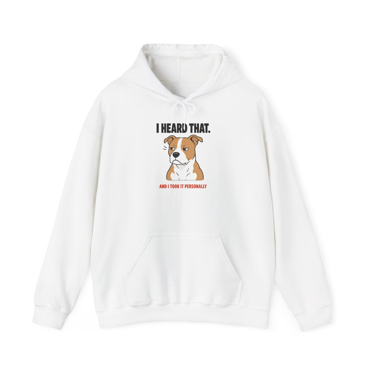 I Heard That Side-Eye Pitbull Hoodie