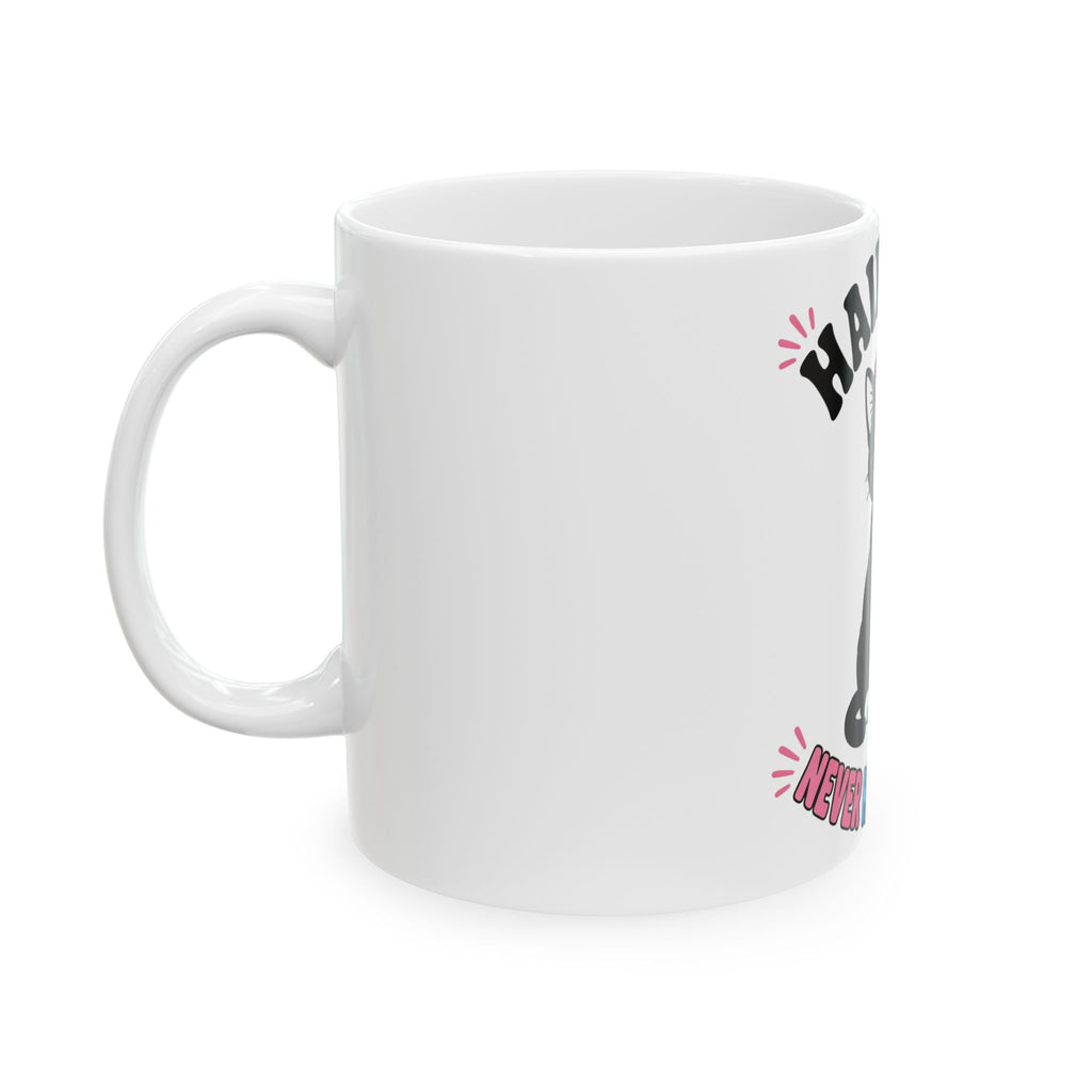 Hairline? Never Heard of Her Bald Cat Mug 11oz